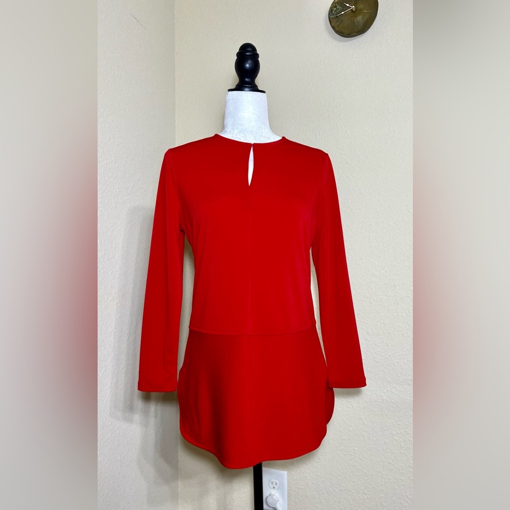 Ralph Lauren Classy Tunic in Deep Red